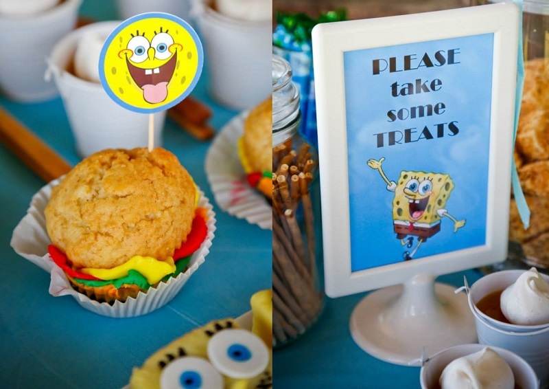 spongebob birthday party food