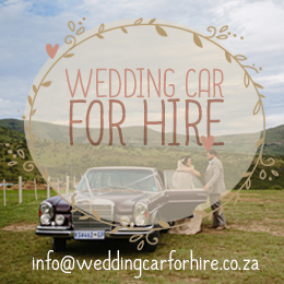 Wedding car for hire Pretoria